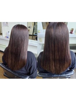 ネオメテオストレートで髪質改善◎ストレートで柔らかいうるツヤ髪に。クセ毛や広がりでお悩みの方にも♪