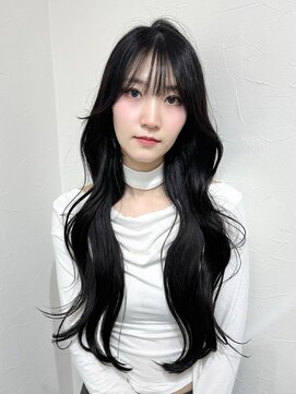 クレム 博多駅店(ChLem) 顔まわりレイヤー 艶カラー 暗髪 韓国風 髪質改善 福岡美容室