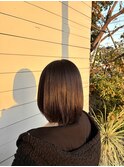 丸みをなくさないストレート