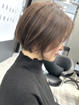 ハルキミナトジャパン センダイ(HARUKI MINATO japan SENDAI) 大人丸みショート