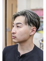 イチツボ(ICHITSUBO)&nbsp;メッシュキャップカラー＋ローフェードパートスタイル