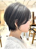【くびれショート/ダウンパーマ/似合わせショート】