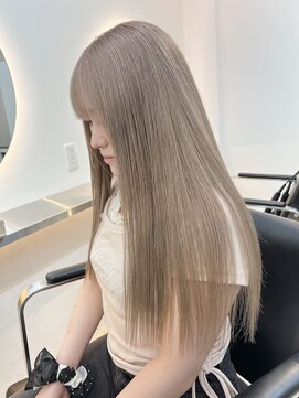 ベア(Bear) カット+ダブルカラー(なんば/ハイライト/ブリーチ/ケアブリーチ)