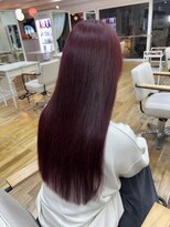 ラナンバイシダ(ranan by sida)&nbsp;【京都河原町/美容室】ブリーチなしダブルカラー！ワインレッド