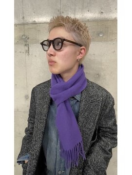 カフネ ジュントス ヨロ(Cafune' juntos YOLO) メンズダブルカラー/メンズブリーチ/スパイキーショート/