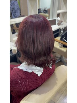 ラピス 新宿(Lapis) 【レッドカラー/ボブ】