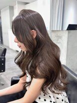 エル バイ アンキシム(elu by AHNKISM)&nbsp;韓国風レイヤーカット顔まわりくびれワンホンヘア斎橋