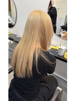 ラック 津田沼(LUCK)&nbsp;ブロンド/津田沼/韓国ボブ/ケアブリーチ/似合わせカット