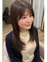 ヘアーアンドメイク ピース(hair&make Peace by Co:Co)&nbsp;Peaceゲストスタイル～セミロングレイヤー～