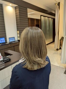 ブルーテーフ(Bleu Terre) 盛岡【白髪ぼかしハイライト×レイヤー】卒業入学シーズン◎