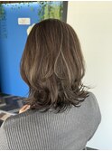 白髪ぼかしハイライト