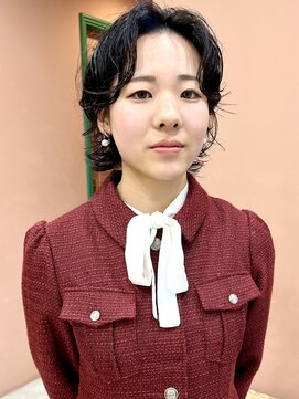 イギー(igggy) ハンサムショート　パーマ　レイヤー　ショートパーマ　ボブ