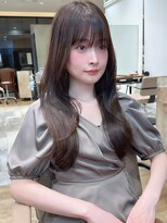 アフロート ルヴア(AFLOAT RUVUA)&nbsp;あむstyle 大人可愛い韓国ロング♪ショコラブラウン20代30代