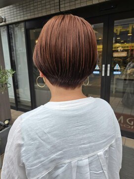 ヴィサージュメゾン(VISAGE maison) ショート×テラコッタオレンジ