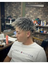 メゾンフォーメン トアロード(Maison for men TorRoad)&nbsp;ホワイトメッシュ×パイルツイスト