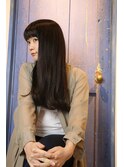 《GATHERING PLACE東大阪》美。黒髪ワンカールロング♪