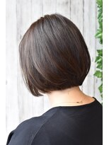 ヘアーエポック(hair epoque) 【宮下友宏】前下がりショートボブ切りっぱなしマッシュウルフ