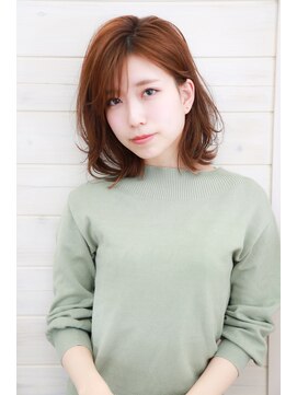 オーシャン(Ocean) [OCEAN Hair&Life]大人かわいい☆ふわミディ☆ナチュラルボブ☆