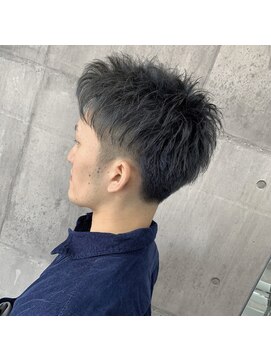 ウィチ(wichi) 【wichi】メンズショート×アッシュハイトーン【橋本/橋本駅】