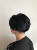 ツーブロックショートボブスタイル