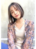 Aimee町田あざとボブ×ココアベージュ