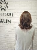 外ハネ ゆるふわミディアム