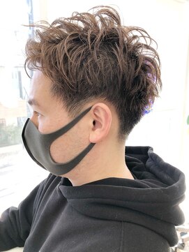 ヘッズ 本八幡店(HEADS) かき上げヘア ニュアンスマッシュ サイドパート 韓国マッシュ