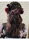 袴×ヘアセット
