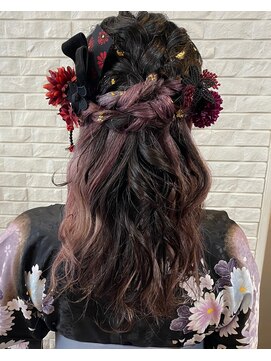 ザブックハンドサロン(The book hand salon) 袴×ヘアセット