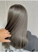 ツヤ髪 × 透明感 × オリーブグレージュ