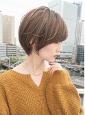 クビレショート/20代/30代/40代/大人可愛い/ショートボブ