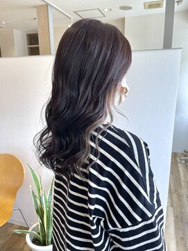 ロアン(roan) グレージュ×ホワイトベージュインナーカラー