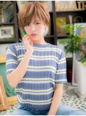 大人かわいい暖色系カラーマッシュショートc5北浦和20代30代40代