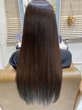 フレーム へアアンドトリートメント 天王寺北口店(FRAME) 水素×ブラウンカラー