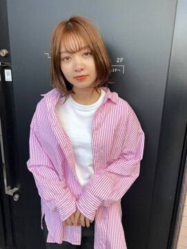 ガリカ(Gallica kinshicho) 【竹之内蔵人】フェミニンくびれボブ×大人シースルーバング