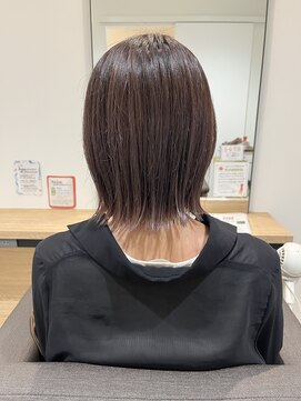 ルディー バイ ヘアーポケット(rudii by HAIR POCKET) 切りっぱなし*ピンクグレージュ