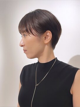 ブランロール 中目黒店(Blanl'or) 暗めカラーグランマッシュデザインカラーフェイスフレーミング
