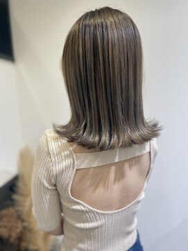 アネラヘアー(Anela hair) 大人可愛い　外ハネ×ハイライト