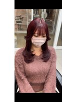 アース 葛西店(HAIR&MAKE EARTH) 落ちるボルドーカラー