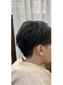 【メンズ】 ツーブロックショート