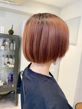 ベンジー 名駅店(benji) 【benji】ピンク×丸みボブ /ボブ