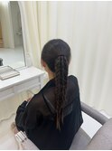 ポニーテールアレンジ