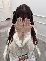【ヘアメ】絶対的可愛い！ツイン編みおろしヘアメ＊新井