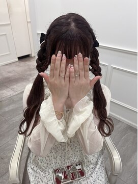 リルミー(Lilme) 【ヘアメ】絶対的可愛い!ツイン編みおろしヘアメ*新井