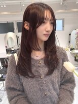 ルル(loulou)&nbsp;薬院　天神南】ピンクラベンダー♪レイヤーカット♪ブリーチなし