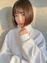 メゾンアクア 表参道(Maison ACQUA)&nbsp;切りっぱなしボブ/レイヤー/ボブルフ/くびれ/ミディアム/小顔