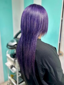 マティーナ ヘアー 池袋(Matina hair) 【ロングウルフ×ラベンダーカラー】20代30代40代50代
