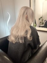 ポノ(po_no)&nbsp;ホワイトシルバー/ダブルカラー/ハイトーン