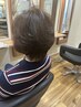ポイントパーマ（トップ、フロント）＋カット　☆5500円☆