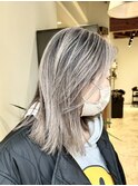 ハイライト レイヤー ショートヘア ボブ くびれレイヤー